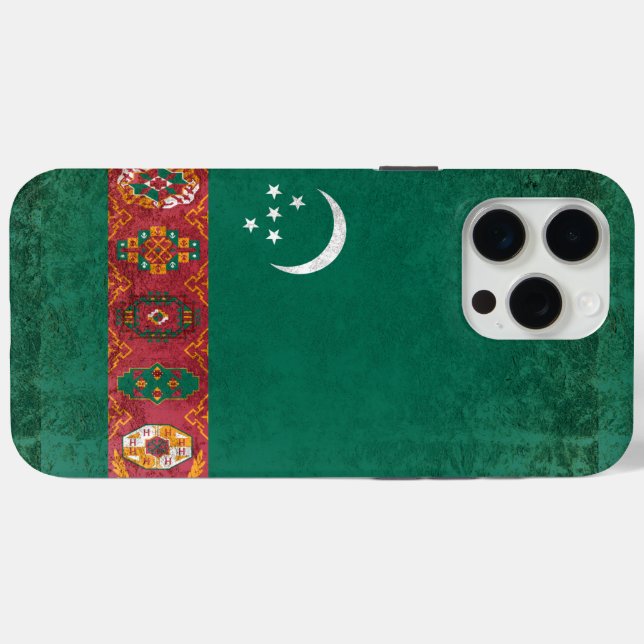 Coques Case-Mate iPhone Turkménistan (Verso (horizontal))