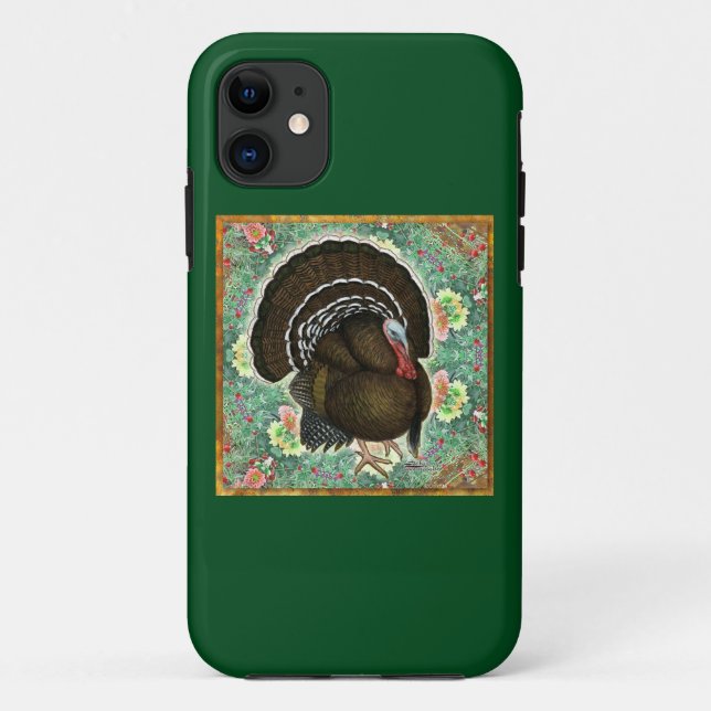 Coques Case-Mate iPhone Turquie sur les Verts (Dos)