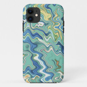 Case-Mate iPhone Case Turquoise Bleu Jaune Chic Motif unique