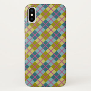 Coque Case-Mate Pour iPhone Turquoise bleu or jaune Magenta Motif