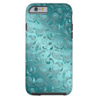 Turquoise brillante de Paisley