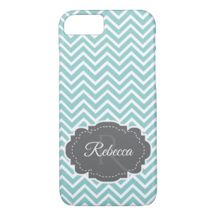 Case-Mate iPhone Case Turquoise Chevron Coque-coque iphone personnalisé