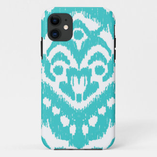 Etui iPhone Case-Mate Turquoise d'Ikat- de zigzag de Megan Adams