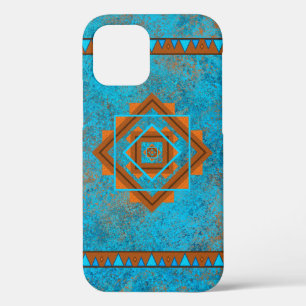 Case-Mate iPhone Case Turquoise géométrique des pics de montagne du Su