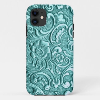 Etui iPhone Case-Mate Turquoise imprimé à motifs floraux I Phone.