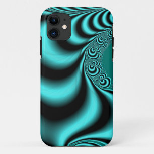 Etui iPhone Case-Mate Turquoise tordu