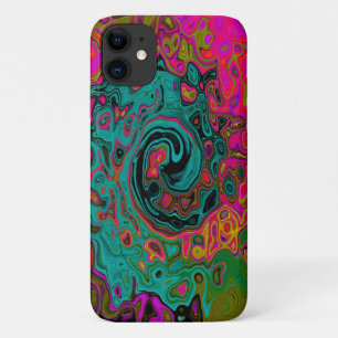 Case-Mate iPhone Case Turquoise Trippeyant Abstrait Rétro Tourbillon Liq