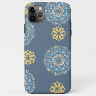Case-Mate iPhone Case Turquoise Turquoise bleu et jaune Mandala Art Moti
