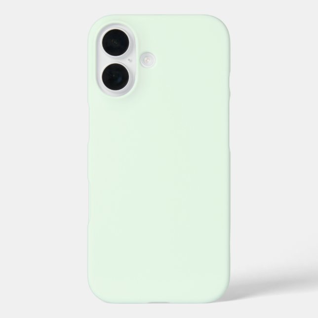 Coques Case-Mate iPhone Turquoise Vert Doux Pale Blanc Pastel Couleur Soli (Verso)