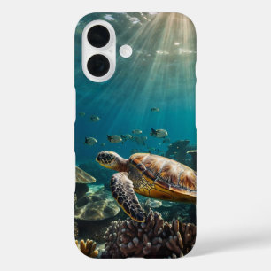 Coque Pour iPhone 16 Turtle Swim