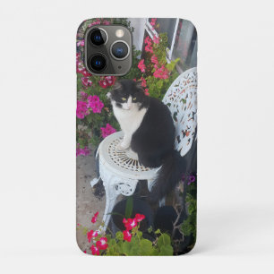 Case-Mate iPhone Case Tuxedo Chat Cute Jolie Fleurs Chats Carte d'Annive