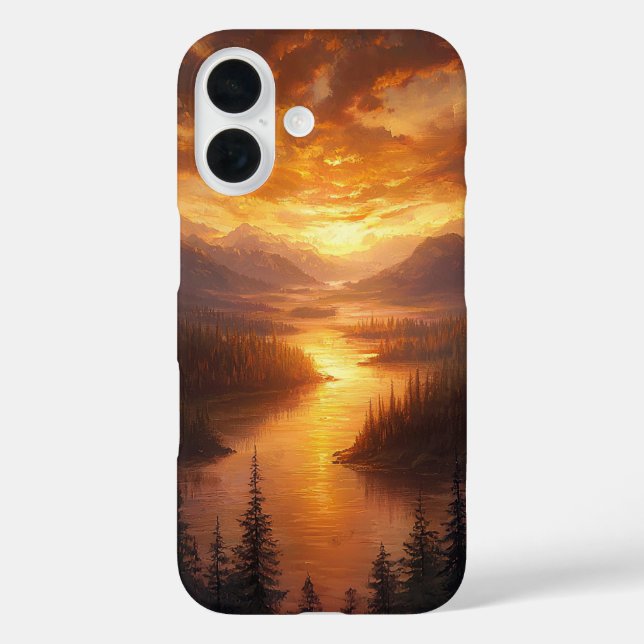 Coques Case-Mate iPhone Twighlight River (Verso)