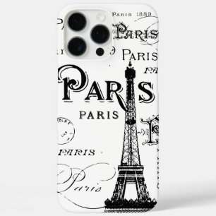Coques iPhone 16 Pro Max Typographie Calligraphie Paris France Tour Eiffel