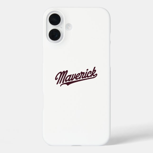 Coques Case-Mate iPhone Typographie de Maverick (Verso)