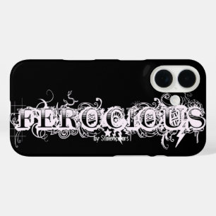 Coque Pour iPhone 16 Typographie de tatouage féroce