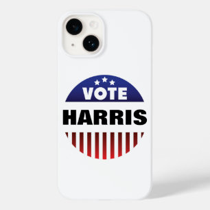 Coque Pour iPhone 14 Typographie d'étoiles et de stries du vote - Élect