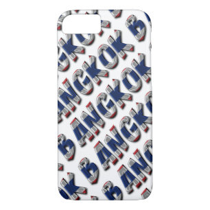 Coques Pour iPhone Typographie du drapeau thaïlandais Bangkok Thaïlan