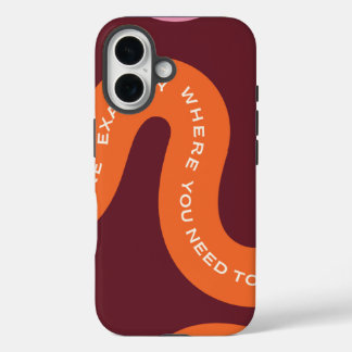 Coque Pour iPhone 16 Typographie esthétique