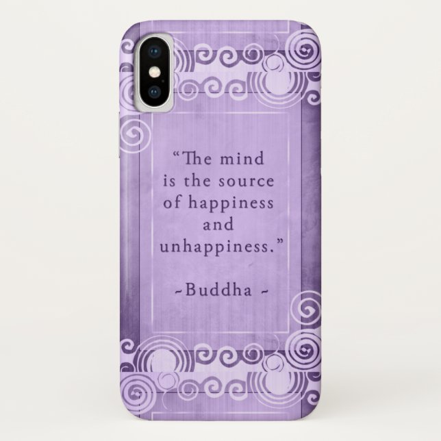 Coques Case-Mate iPhone Typographie inspirée de citation de Bouddha (Dos)
