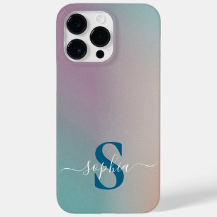 Coque Pour Pour iPhone 14 Pro Max Typographie minimaliste moderne Nom monogrammé