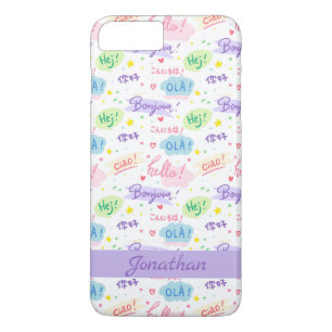 Case-Mate iPhone Case Typographie moderne de Hello dans différentes lang