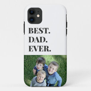 Case-Mate iPhone Case Typographie moderne photo du meilleur père pour l