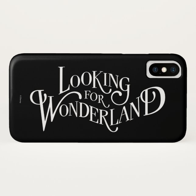 Coques Case-Mate iPhone Typographie| Recherche de Wonderland 4 (Dos (Horizontal))
