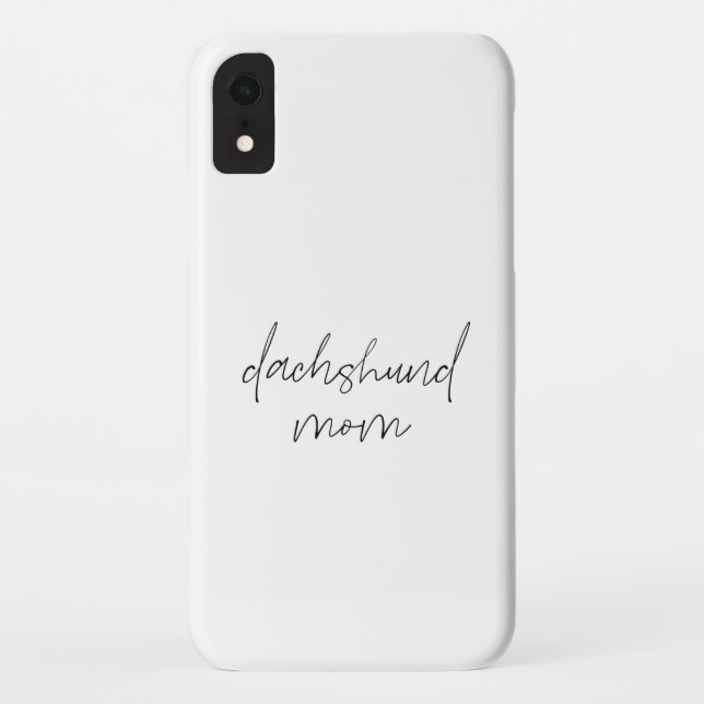 Coques Case-Mate iPhone Typographie tirée à la main Citation de maman Dach (Dos)