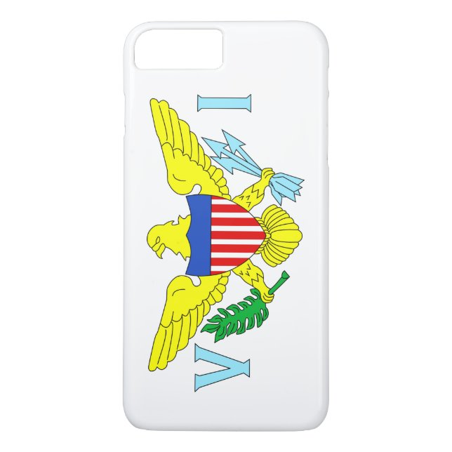 Coques Case-Mate iPhone U.S. Drapeau des Îles Vierges (Dos)