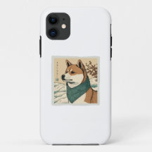UKIYOE JAPONAIS : SHIBA INU