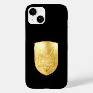 Coque Pour iPhone 14 Ukraine Trident Gyrfalcon Crest Look or