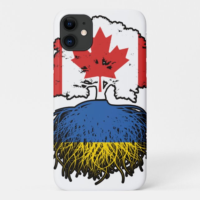 Coques Case-Mate iPhone Ukraine Ukrainienne Canada drapeau des racines de  (Dos)