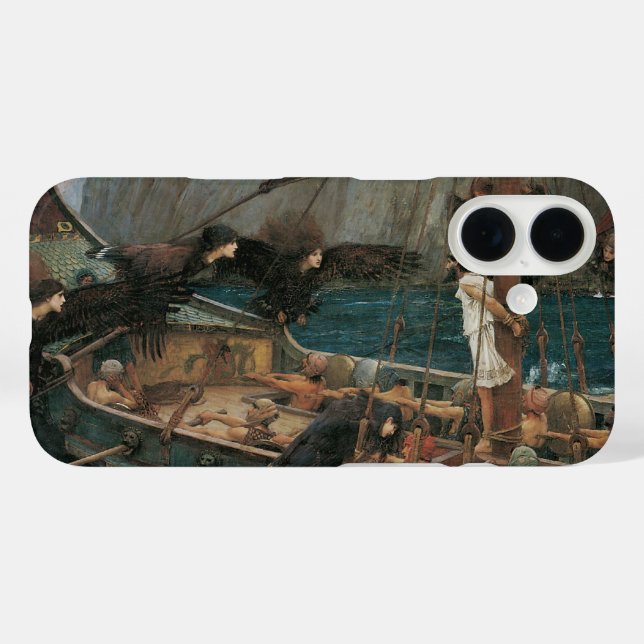 Coques Case-Mate iPhone Ulysse et les sirènes par John William Waterhouse (Verso (horizontal))