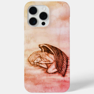 Coque iPhone 15 Pro Max Un Ange endormi sur les nuages des cieux