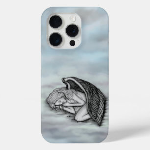 Coque iPhone 15 Pro Un Ange endormi sur les nuages des cieux