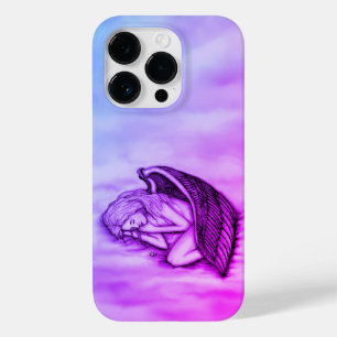 Coque Pour iPhone 14 Pro Un Ange endormi sur les nuages des cieux