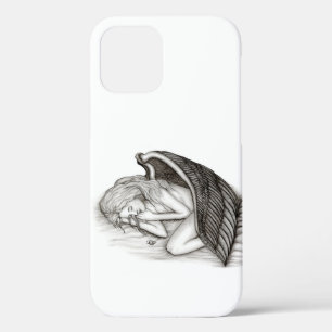Case-Mate iPhone Case Un Angel endormi, noir et blanc