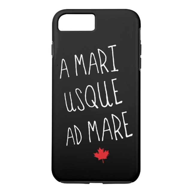 Coques Case-Mate iPhone Un appareil mobile Mari Usque Ad Mare, Canadien (Dos)
