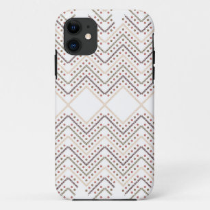 Case-Mate iPhone Case un arrière - plan blanc aux points brun et rouge