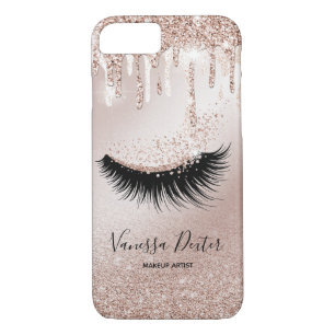 Case-Mate iPhone Case Un artiste de maquillage lance des gouttes d'or Ro