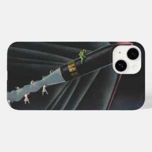 Coque Pour iPhone 14 Un astronaute de science-fiction vintage à cheval