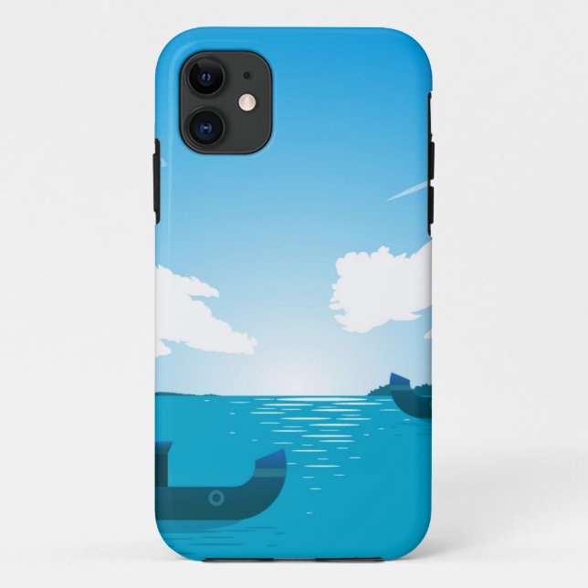 Coques Case-Mate iPhone Un bateau dans la mer-18530 (Dos)