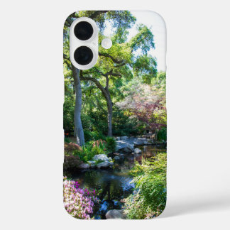 Coque Pour iPhone 16 un beau paysage printanier dans un jardin japonais