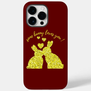 COQUE POUR POUR iPhone 14 PRO MAX UN BUNNY T'AIME