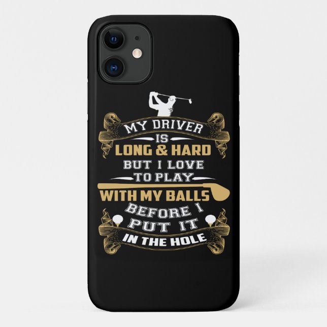 Coques Case-Mate iPhone Un Chauffeur De Golf Hilaire Dit (Dos)