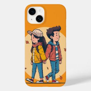 Coque Pour iPhone 14 Un couple se tenant la main en marchant ensemble à
