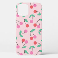 Un design motif sans couture en cerisier mignon. V