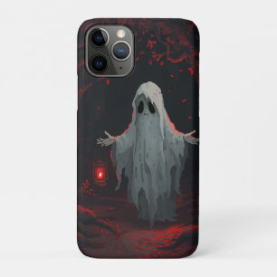 Case-Mate iPhone Case Un fantôme blanc tenant une lanterne rouge avec de