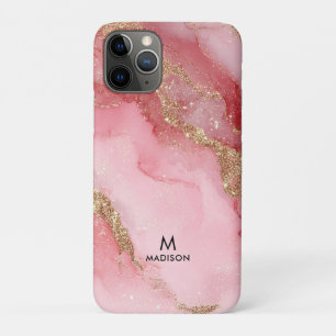 Case-Mate iPhone Case Un fond en marbre rose luxueux