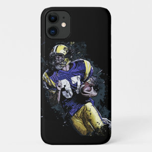Case-Mate iPhone Case Un footballeur américain en style dessin animé Coq